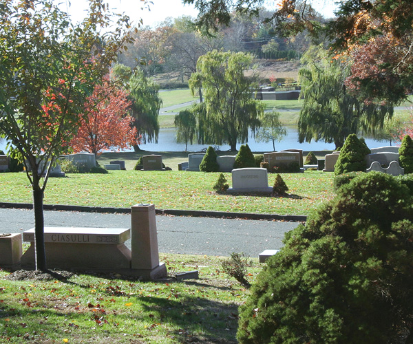 Fairview Cemetery & Arboretum cemetery grounds.