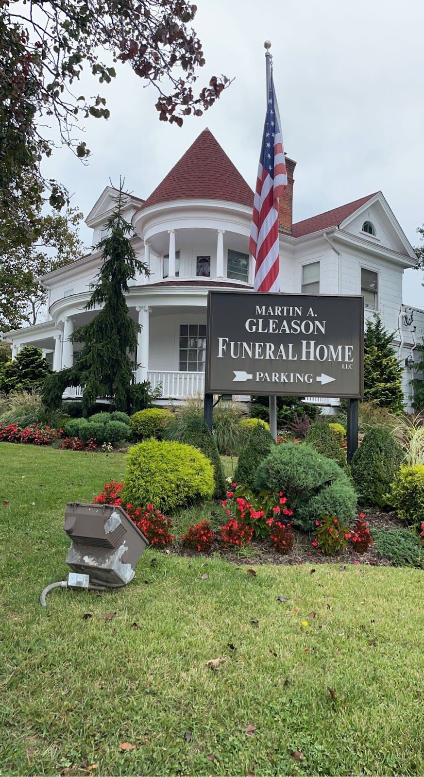 Martin A. Gleason Funeral Home, LLC cemetery grounds.
