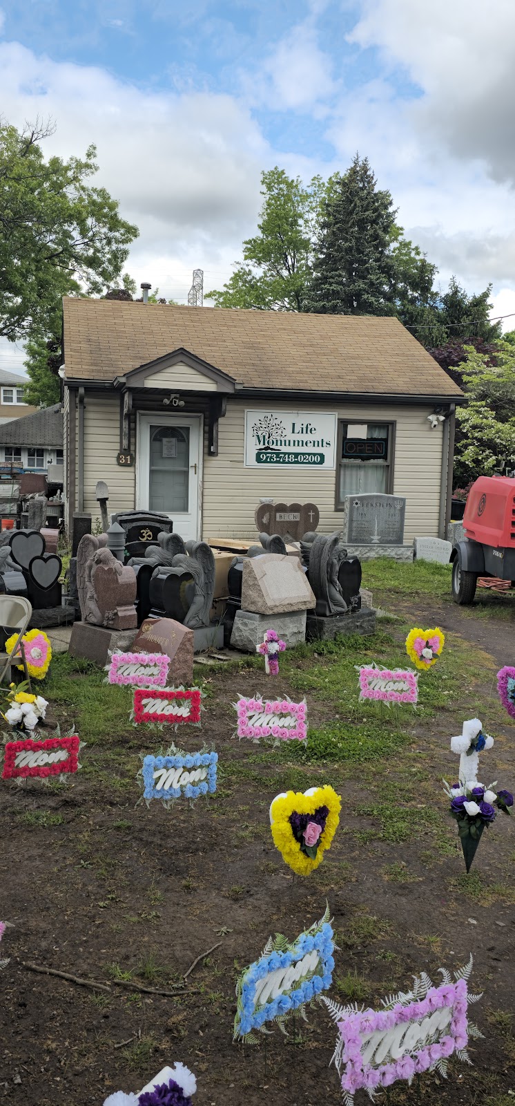 Life Monuments of NJ cemetery grounds.