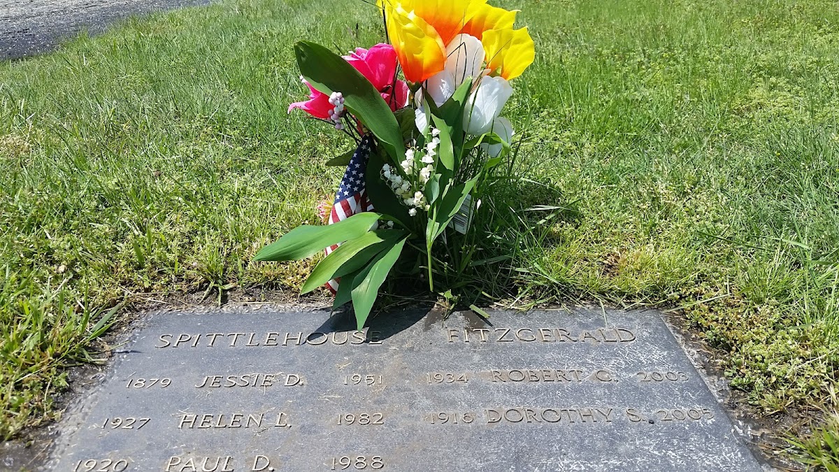 Monmouth Memorial Park cemetery grounds.